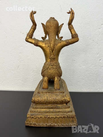 Бронзова скулптура / фигура на тайландско божество. №7515, снимка 7 - Антикварни и старинни предмети - 52127089