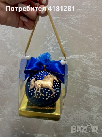 Коледни топки ръчна изроботка, снимка 2 - Декорация за дома - 52516119