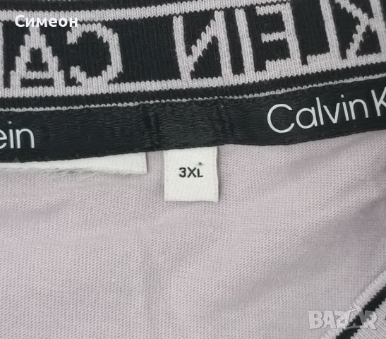 Calvin Klein T-Shirt оригинална тениска 2XL/3XL памук фланелка, снимка 4 - Тениски - 43747097