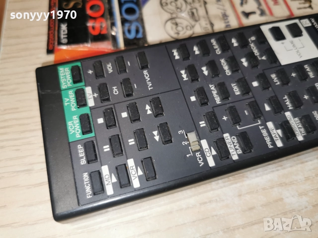 SONY RM-U33AV AUDIO REMOTE-ВНОС SWISS 2112251138, снимка 3 - Ресийвъри, усилватели, смесителни пултове - 52864286