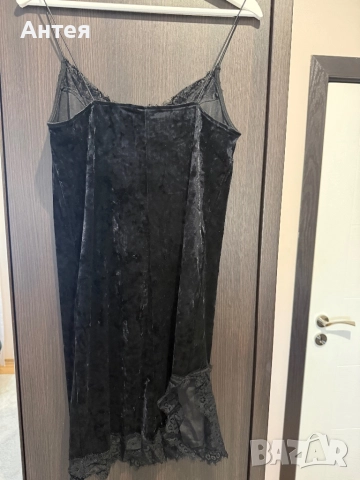 Къса черна рокля , снимка 4 - Рокли - 52943649