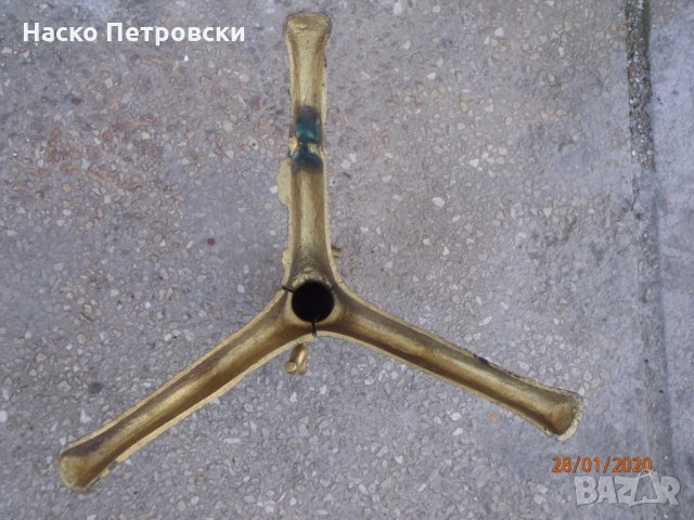 Коледни Стойка за елха „Партамъ Варна БП“ - метална АНТИКА, снимка 6 - Антикварни и старинни предмети - 28167782