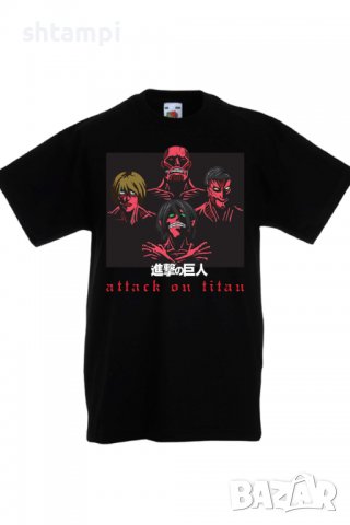 Детска тениска Attack on Titan the titans,Анимация,игра,Празник,Повод