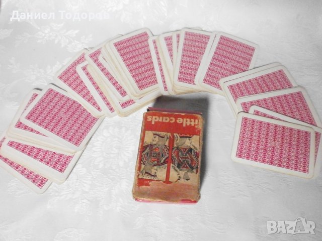 Стари Редки Мини Карти за Игра, , Ретро Карти - 52 бр., снимка 8 - Карти за игра - 39986195