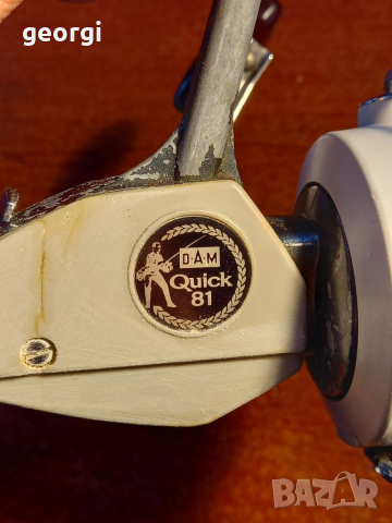 Немска ретро макара за въдица  Dam quick 81, снимка 2 - Макари - 36428217