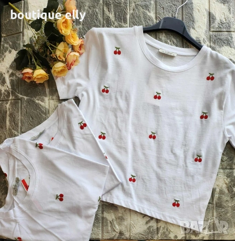 дамска къса тениска