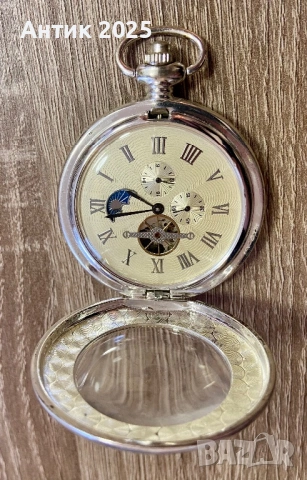 Механичен джобен часовник The Heritage Collection „Esprit du Temps“, снимка 4 - Джобни - 53325022