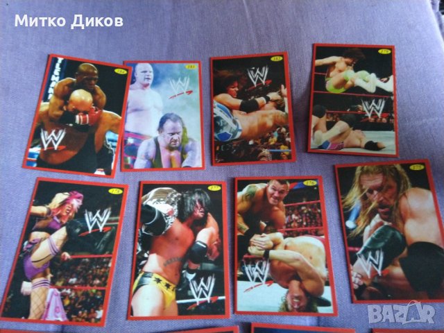 WWF Raw кеч-33 фотоси на кечисти 85х57мм от номера 130-262 с пропуски, снимка 7 - Други спортове - 43037732