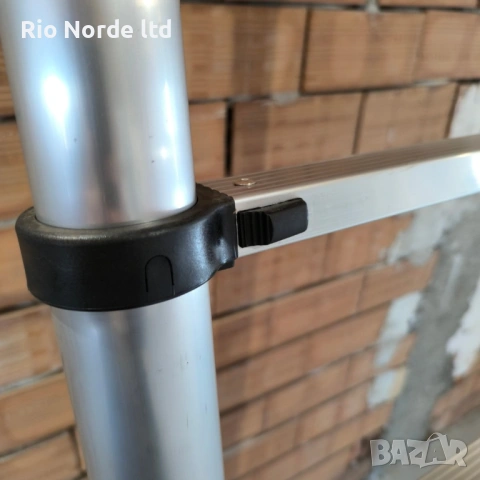 Стълба алуминиева телескопична 3,8м, 150кг, 13 секции, снимка 14 - Други инструменти - 53338743