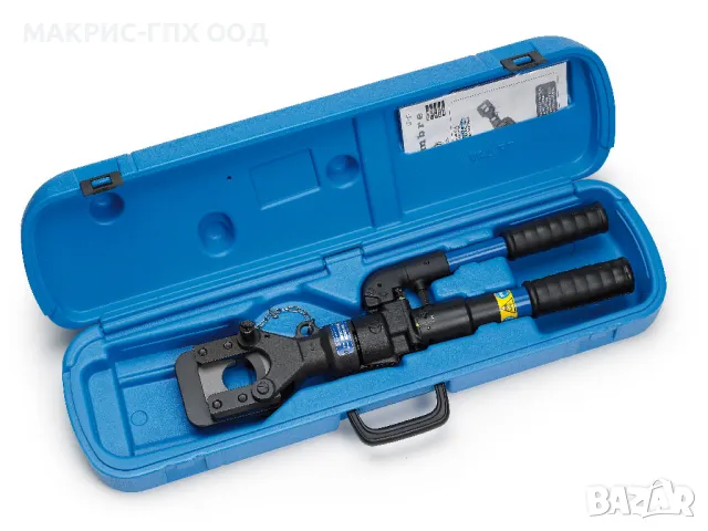 Ръчно-хидравлична ножица за рязане на кабели и АС-проводници Cembre, снимка 2 - Други инструменти - 48884975