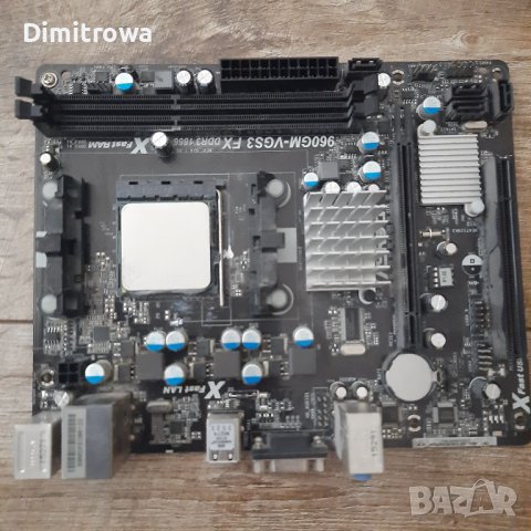 ДЪННА ПЛАТКА  Asrock 960GM-VGS3 FX+AMD Athlon II, снимка 7 - Дънни платки - 43240890