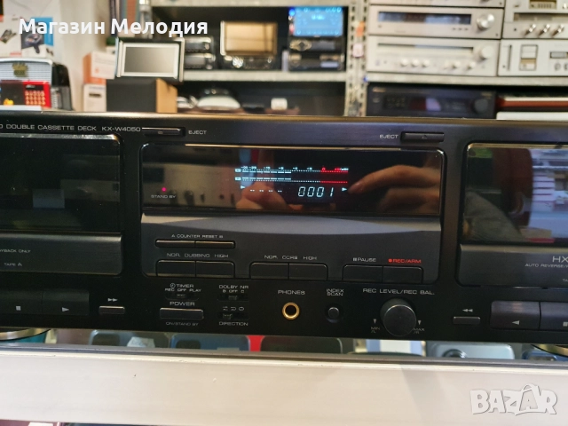 Касетен дек Kenwood KX-W4050 Много добро техническо и визуално състояние. ​, снимка 5 - Декове - 50600188
