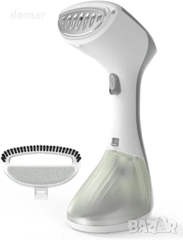 Уред за пара QEXREED, 1300 W с голям резервоар от 260 мл, гладене и изпаряване, 2 настройки за пара