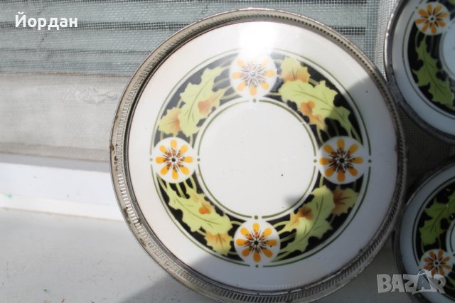 Порцеланов поднос Чехословакия 1980 година, снимка 3 - Колекции - 39519026