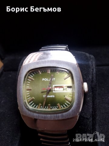 Руски механичен Polijot 17камъка, снимка 3 - Мъжки - 35259297