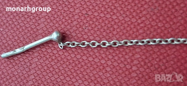 Сребърна обеца, снимка 4 - Обеци - 51538481