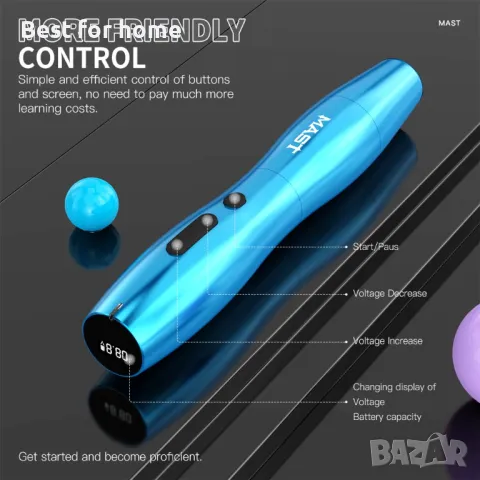 Машина за татуировки/ перманентен грим, снимка 4 - Други инструменти - 49422051