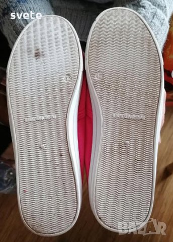 Дамски розови платненки, снимка 3 - Кецове - 28415023