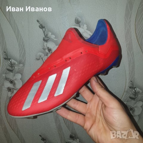 бутонки ADIDAS X 18.2 FG номер 41-42, снимка 9 - Футбол - 34097115