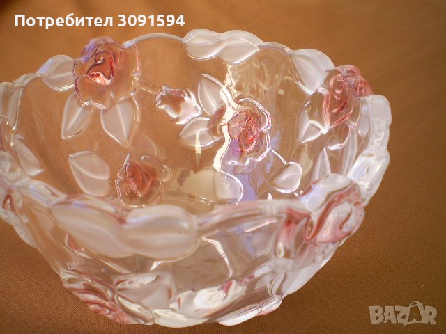 Многоцветен кристал бонбониера Германия, снимка 3 - Други ценни предмети - 40188693