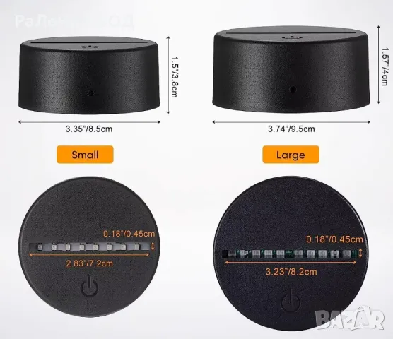 Светеща основа за Плакет