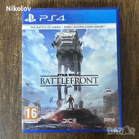 Star Wars Battlefront PS4 (Съвместима с PS5), снимка 2 - Игри за PlayStation - 43019340