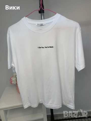 Тениска в размер S, но е овърсайз подходяща и за М и L, снимка 7 - Тениски - 50918241