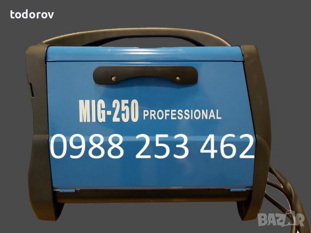 250 MAX Professiona Телоподаващо инверторно MIG/CO2 DC INVERTER + ръка, снимка 4 - Други машини и части - 28245743