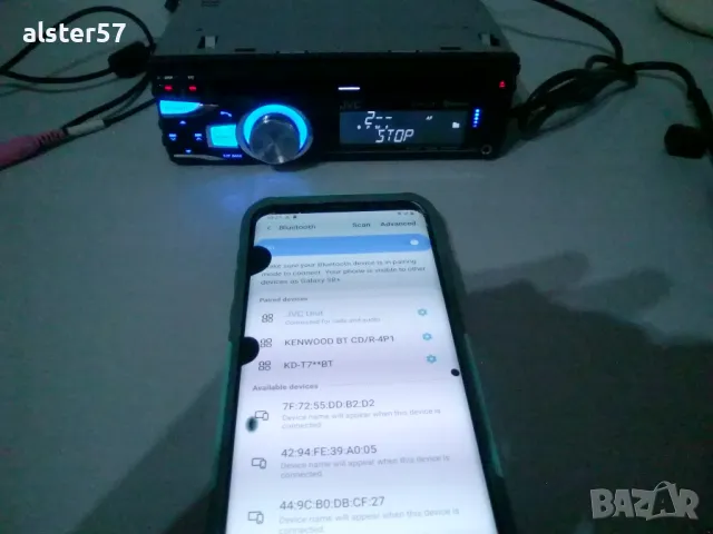 Bluetooth.USB ,CD,AUX player JVC KD-R721BT, снимка 2 - Аксесоари и консумативи - 48950872