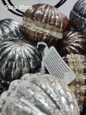 Стъклени коледни топки , снимка 3 - Декорация за дома - 42992371
