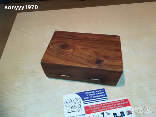 КРАСИВА ДЪРВЕНА КУТИЯ С ЧЕРЕН КАМЪК-16Х10Х6СМ, снимка 16 - Антикварни и старинни предмети - 28722844