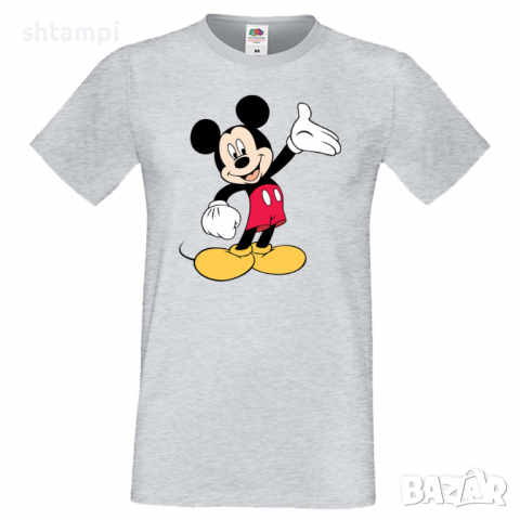 Мъжка тениска Mickey Mouse 2 Подарък,Изненада,Рожден ден, снимка 4 - Тениски - 36576231