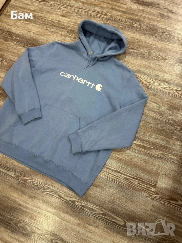 Оригинално мъжко горнище Carhartt размер ХХЛ, снимка 3 - Суичъри - 52324033