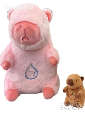 Интерактивна плюшена дишаща играчка Капибара, плюшена Капибара с музика, снимка 6 - Плюшени играчки - 48198149