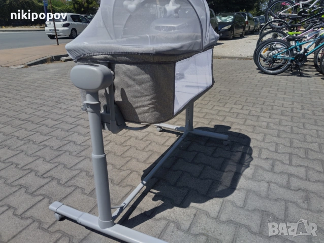 CANGAROO Легло люлка C`est la vie сив, снимка 8 - Детски люлки - 53569032