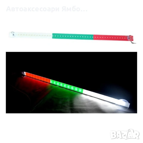 Диодна лента 60 см – Светеща с цветовете на българското знаме!