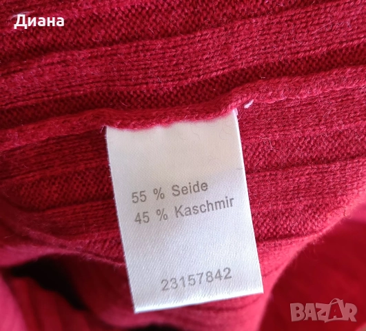 Дамско поло -кашмир с коприна, снимка 2 - Блузи с дълъг ръкав и пуловери - 52673588