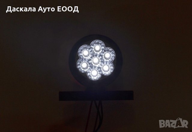 1 бр. къси ЛЕД LED рогчета с 14 SMD диода червено/бяло 12-24V JA249RW , снимка 6 - Аксесоари и консумативи - 35553508