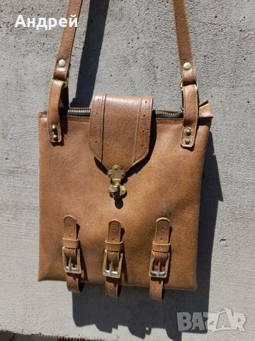 Стара дамска кожена чанта #13, снимка 2 - Антикварни и старинни предмети - 36891272