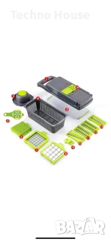 Мултифункционално кухненско ренде Blaumann BL3952 14в1, снимка 2 - Чопъри и пасатори - 53136210