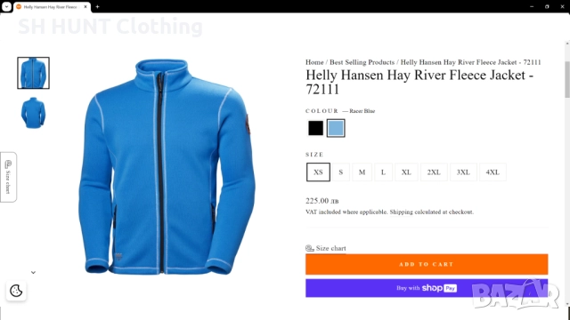 HELLY HANSEN 72111 Hay River Polar Fleece Jacket размер L работна поларена горница W4-185, снимка 2 - Суичъри - 51993802