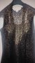 Дамска черна рокля , снимка 1 - Рокли - 37879159