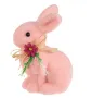 Великденско декоративно зайче, Розов, 18 см, снимка 2