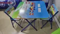 Детска сгъваема маса с два стола комплект , снимка 4