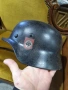 Стара немска военна каска ww2, снимка 5