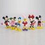 6 бр Мики Мини Маус с аксесоари пластмасови играчки фигурки декорация торта украса
