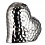 Керамично Сърце със сребърен релефен дизайн , Подарък за Св. Валентин, снимка 2