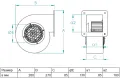 Нагнетателен вентилатор 650 m3/h, 160-60, снимка 8
