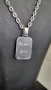 Сребърен синджир с висулка , снимка 6