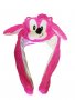Шапка Sonic, Светеща, Плюшена, Розов, снимка 1 - Шапки, шалове и ръкавици - 39039310